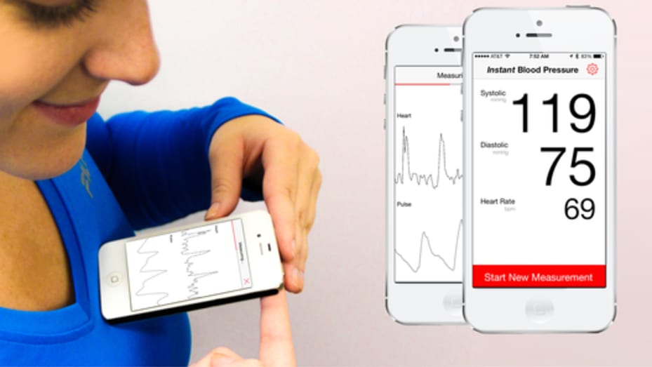 App to measure blood pressure on your cell phone