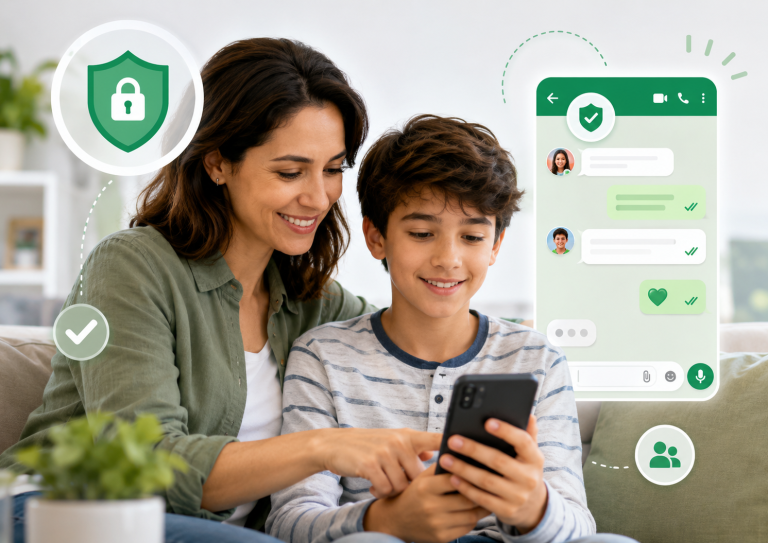 Ver mensajes de WhatsApp: Control parental